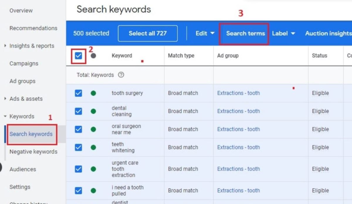 Termini di ricerca, cosa sono e come visualizzarli su Google Ads